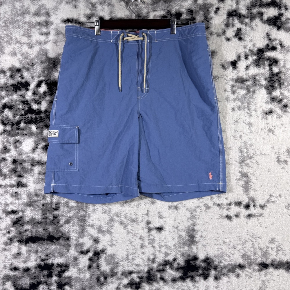 Summer Beach Polo‎ Ralph Lauren Swim Trunks Mens Size Extra Large Cargo Pony